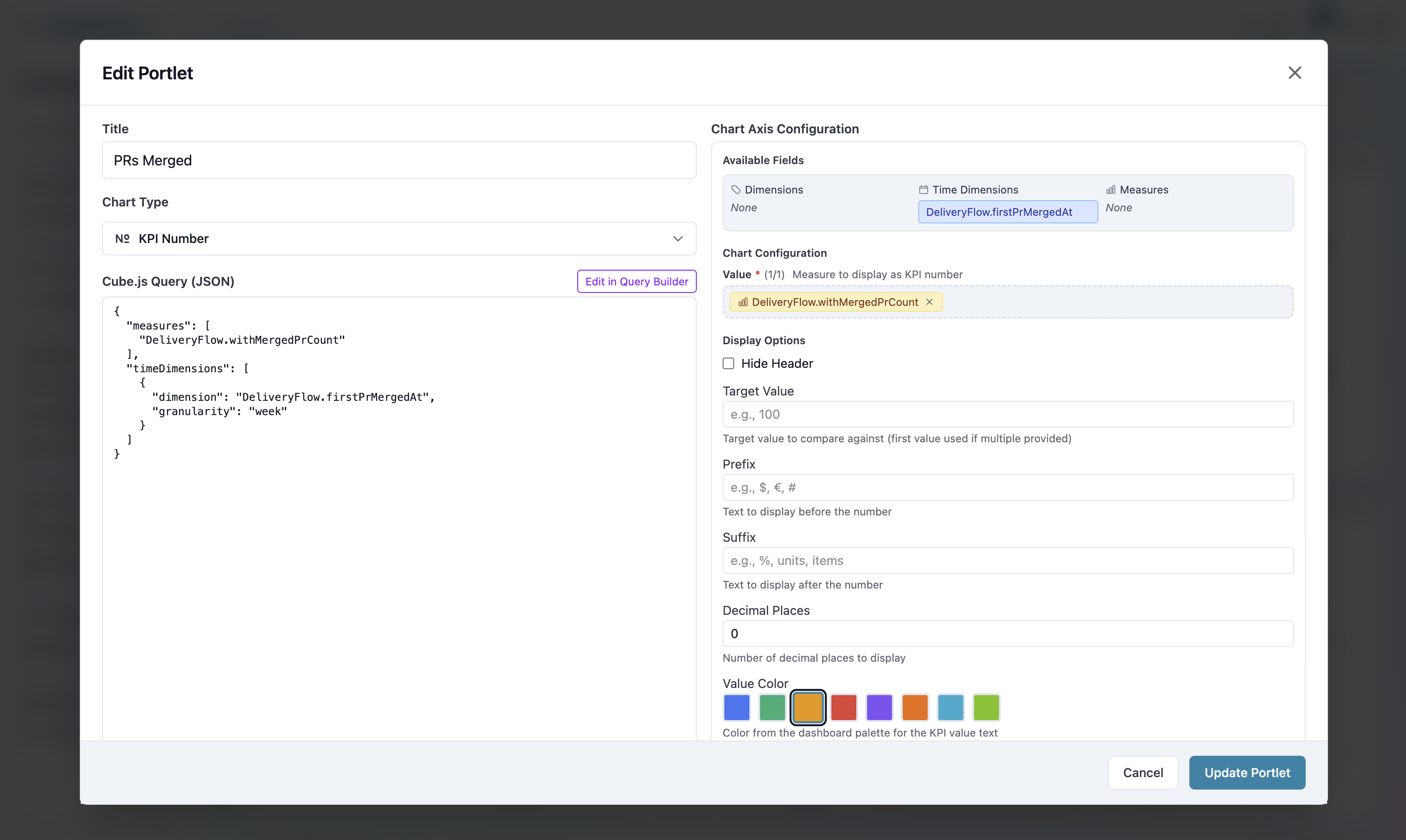 Portlet Configuration